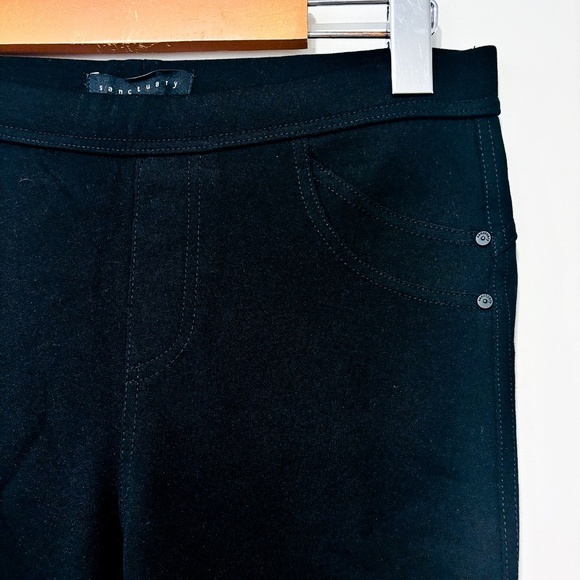SANCTUARY Black high-rise pull-on jeggings | Stretch denim slim fit | Medium * - Picture 7 of 8